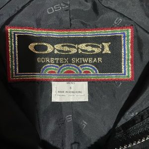 OSSI Vintage Skiwear Mens Black Pants 30/32